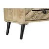 Hyllyt DKD Home Decor Musta Metalli Tummanruskea Mangopuu 100 x 40 x 180 cm
