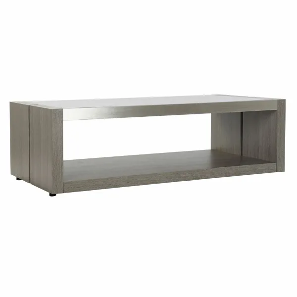 Centrālais galds DKD Home Decor Stikls Alumīnijs Дуб Rūdīts stikls (120 x 60 x 37,5 cm)