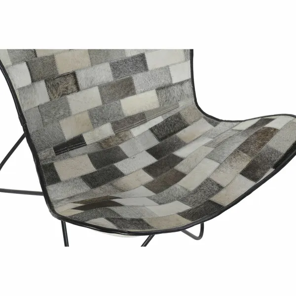 Обеденный стул DKD Home Decor Белый Чёрный Бежевый Серый 74 x 70 x 90 cm