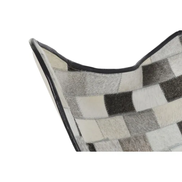 Söögitool DKD Home Decor Valge Must Beež Hall 74 x 70 x 90 cm