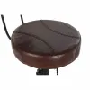 taburete DKD Home Decor 45 x 46 x 118 cm Melns Metāls Brūns