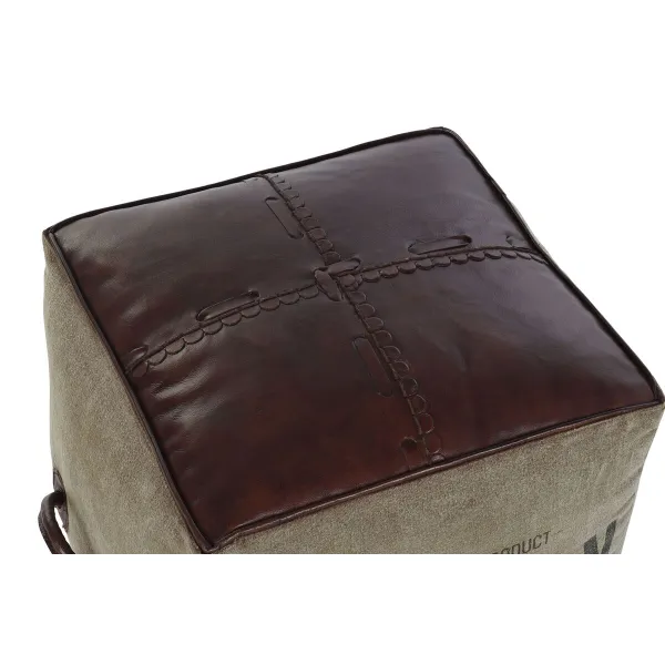 Atrama pėdoms DKD Home Decor 46 x 40 x 40 cm Rusvai gelsva Ruda Vintage