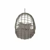 Pakabinamas sodo fotelis DKD Home Decor 90 x 70 x 110 cm Pilka sintetinis rotangas Aliuminis (92 x 70 x 113 cm)