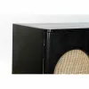 Устройство DKD Home Decor   Чёрный Натуральный ротанг Древесина манго 150 x 40 x 65 cm