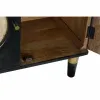 Sideboard DKD Home Decor   Black Natural Rattan Mango wood 150 x 40 x 65 cm