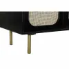 Bufete DKD Home Decor Melns Bronza Dabisks Rotangpalma Mango koks 150 x 40 x 78 cm