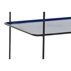 Set of furniture DKD Home Decor Blue Black 70 x 27 x 45 cm 40 x 27 x 45 cm 80 x 27 x 65 cm 80 x 27,5 x 65 cm