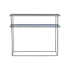 Baldų komplektas DKD Home Decor Mėlyna Juoda 70 x 27 x 45 cm 40 x 27 x 45 cm 80 x 27 x 65 cm 80 x 27,5 x 65 cm
