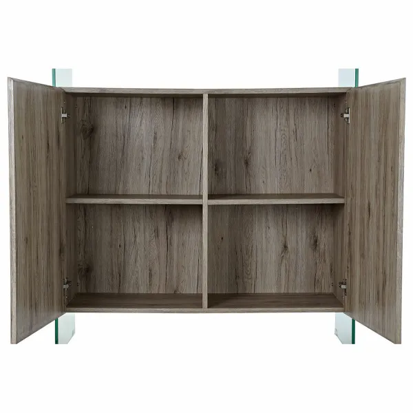 Устройство DKD Home Decor   Натуральный Каленое стекло Деревянный MDF 120 x 44 x 120 cm