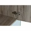 Sideboard DKD Home Decor   Natural Tempered Glass MDF Wood 120 x 44 x 120 cm