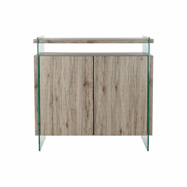 Bufete DKD Home Decor   Dabisks Rūdīts stikls Koks MDF 120 x 44 x 120 cm