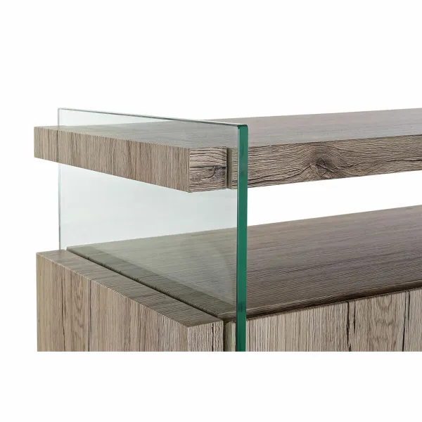Устройство DKD Home Decor   Натуральный Каленое стекло Деревянный MDF 120 x 44 x 120 cm