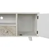 Televizoriaus baldai DKD Home Decor Balta Rusvai gelsva 136 x 40,5 x 52 cm
