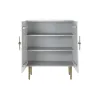 Kaappi DKD Home Decor Valkoinen Kullattu Rauta Mangopuu 85 x 45 x 110 cm BAR