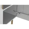 Kaappi DKD Home Decor Valkoinen Kullattu Rauta Mangopuu 85 x 45 x 110 cm BAR
