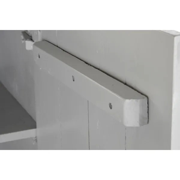 Kaappi DKD Home Decor Valkoinen Kullattu Rauta Mangopuu 85 x 45 x 110 cm BAR