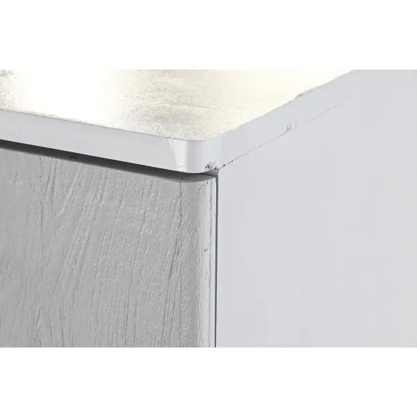Kaappi DKD Home Decor Valkoinen Kullattu Rauta Mangopuu 85 x 45 x 110 cm BAR