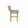 Sodo krėslas DKD Home Decor Harmaa Luonnollinen Mäntypuu 56 x 48 x 87 cm (56 x 48 x 87 cm)