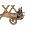Monikäyttöinen kärry DKD Home Decor Ruskea 70 x 55 x 84 cm (70 x 50 x 84 cm)