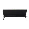 Izvelkams dīvāns DKD Home Decor 203 x 87 x 81 cm Melns Bēšs Metāls Brūns