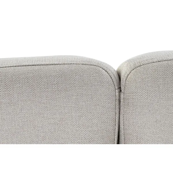 Диван-кровать DKD Home Decor 203 x 87 x 81 cm Чёрный Бежевый Металл Коричневый