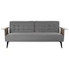 Sofa-lova DKD Home Decor Ruda Pilka Metalinis Miesto 203 x 87 x 81 cm