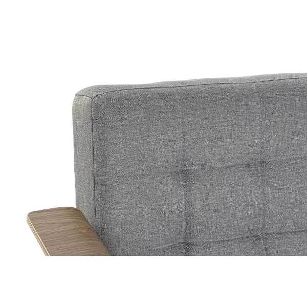 Izvelkams dīvāns DKD Home Decor Brūns Pelēks Metāls Urbāns 203 x 87 x 81 cm