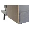 Sofa-lova DKD Home Decor Ruda Pilka Metalinis Miesto 203 x 87 x 81 cm