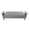 Sofa-lova DKD Home Decor Ruda Pilka Metalinis Miesto 203 x 87 x 81 cm