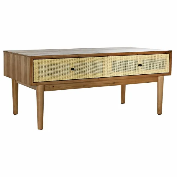 Centrinis stalas DKD Home Decor Eglė Rotangas (106 x 55 x 46 cm)