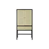 Cupboard DKD Home Decor 80 x 38 x 160 cm Fir Natural Black