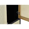 Cupboard DKD Home Decor 80 x 38 x 160 cm Fir Natural Black