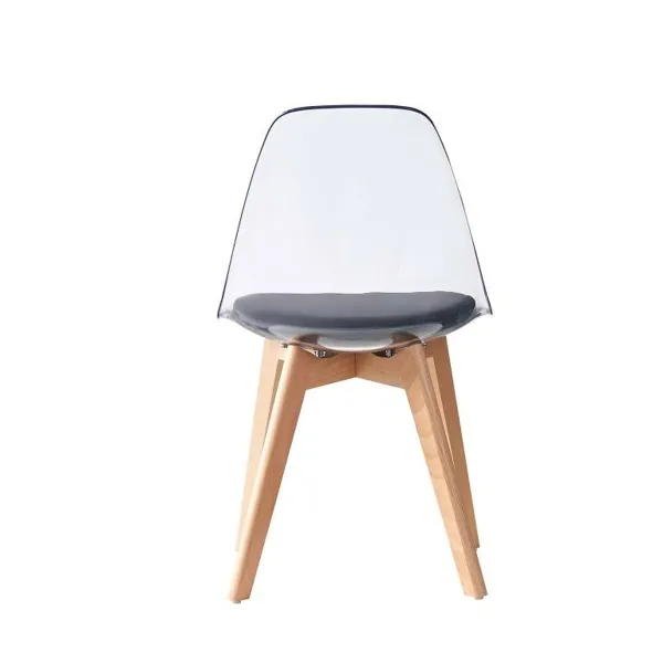Valgomojo kėdė DKD Home Decor Juoda Spalvotas Natūralus 30 x 40 cm 54 x 47 x 81 cm