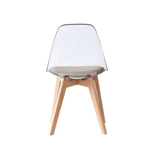 Ruokatuoli DKD Home Decor Beige Puu Polykarbonaatti 54 x 47 x 81 cm
