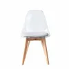 Ruokatuoli DKD Home Decor Harmaa Puu Polykarbonaatti 54 x 47 x 81 cm