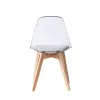 Ruokatuoli DKD Home Decor Harmaa Puu Polykarbonaatti 54 x 47 x 81 cm