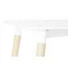 Ruokapöytä DKD Home Decor Valkoinen Koivu Puu MDF 120 x 80 x 74 cm