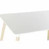 Ruokapöytä DKD Home Decor Valkoinen Koivu Puu MDF 120 x 80 x 74 cm
