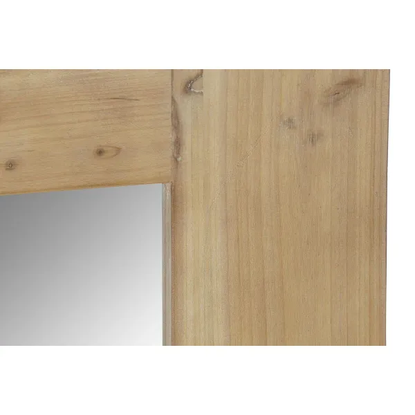 Настенное зеркало DKD Home Decor Красный Натуральный Восточный 70 x 2 x 90 cm