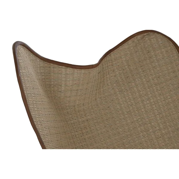 Krēsls DKD Home Decor Metāls Rotangpalma (74 x 78 x 92 cm)