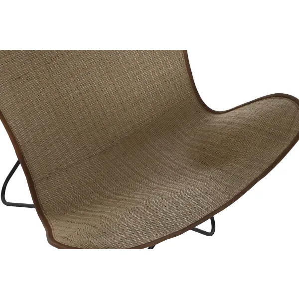 Kėdė DKD Home Decor Metalinis Rotangas (74 x 78 x 92 cm)