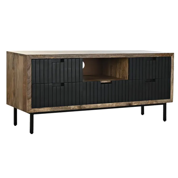 TV-kalusteet DKD Home Decor Metalli Mangopuu (125 x 40 x 55 cm)