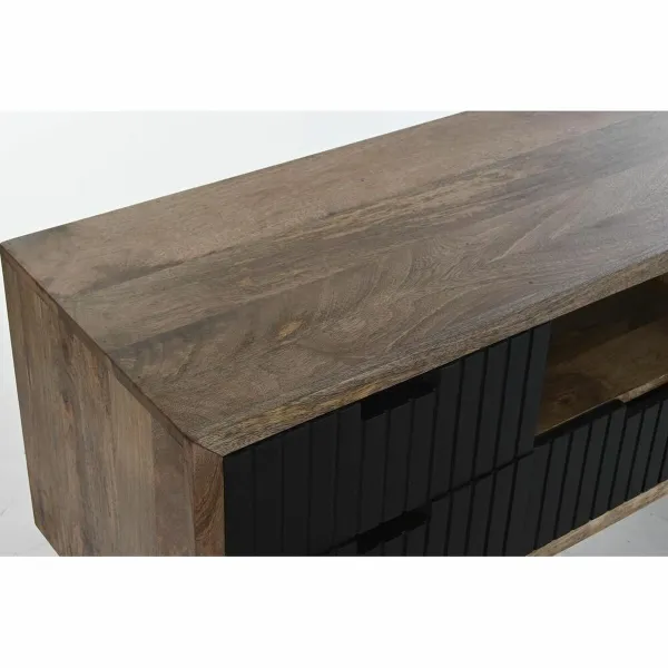 TV-kalusteet DKD Home Decor Metalli Mangopuu (125 x 40 x 55 cm)
