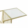 Полка для журналов DKD Home Decor Позолоченный Металл Зеркало 48 x 35 x 71 cm