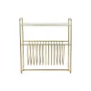 Полка для журналов DKD Home Decor Зеркало Позолоченный Металл (76 x 35 x 83 cm)
