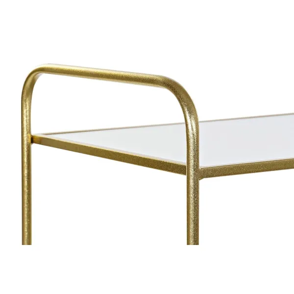 Полка для журналов DKD Home Decor Зеркало Позолоченный Металл (76 x 35 x 83 cm)