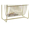 Полка для журналов DKD Home Decor Зеркало Позолоченный Металл (76 x 35 x 83 cm)