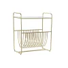 Полка для журналов DKD Home Decor Зеркало Позолоченный Металл (76 x 35 x 83 cm)
