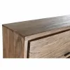 Шкаф DKD Home Decor   145 x 40 x 153 cm Стеклянный Коричневый древесина акации