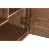 Шкаф DKD Home Decor   145 x 40 x 153 cm Стеклянный Коричневый древесина акации